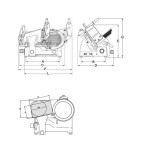 Αλλαντομηχανή Λεπίδα 385mm GALILEO 385 EVO TOP SRM-GALILEO 385 EVO TOP